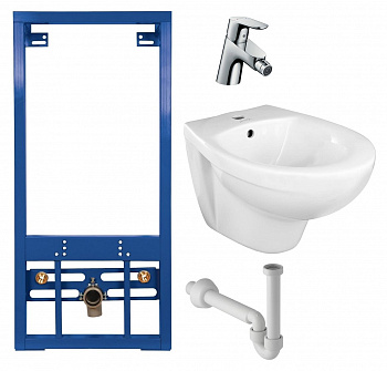 ��������  ���� ��������� Jacob Delafon Patio E4189 + ������� ����������� ��� ���� Cersanit Link P-IN-BI-LINK + ��������� Hansgrohe Focus E2 31920000 �