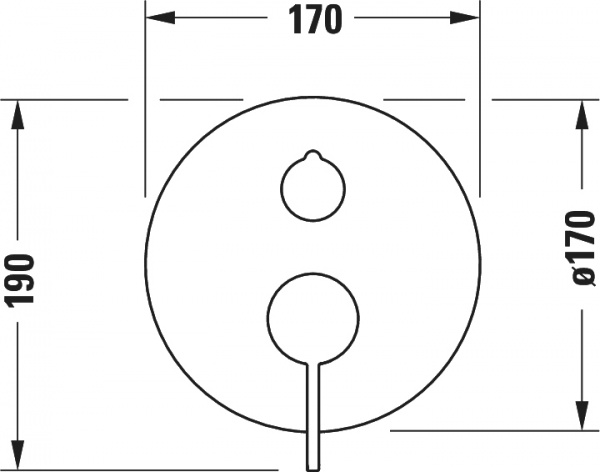 ��������� Duravit D-Neo DE5210018010 ��� ����� � �����