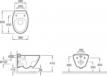   Jacob Delafon Presquile E4440