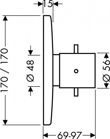 ��������� Axor Starck X 10716000 ��� ����