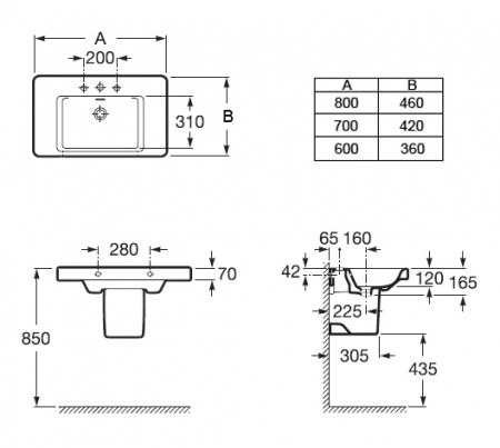 �������� Roca Khroma 327650000 (80 ��)