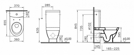 ������-������� VitrA Form 500 9730B003-7201