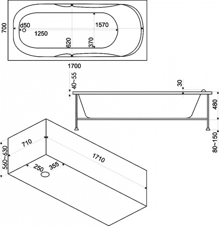 ��������� ����� Bas ������ �������� 170x70, �� ������