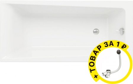 ��������� ����� Cersanit Lorena 150x70 ������ ����� + ����-�������