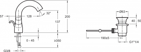 ��������� Jacob Delafon Talan E10085RU-CP ��� ��������