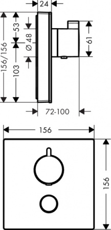 ��������� Hansgrohe ShowerSelect 15735600 ��� ����