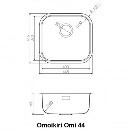����� �������� Omoikiri Omi 44-AB ������
