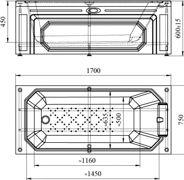 ��������� ����� Radomir ����� 1-01-0-0-1-115 170x75