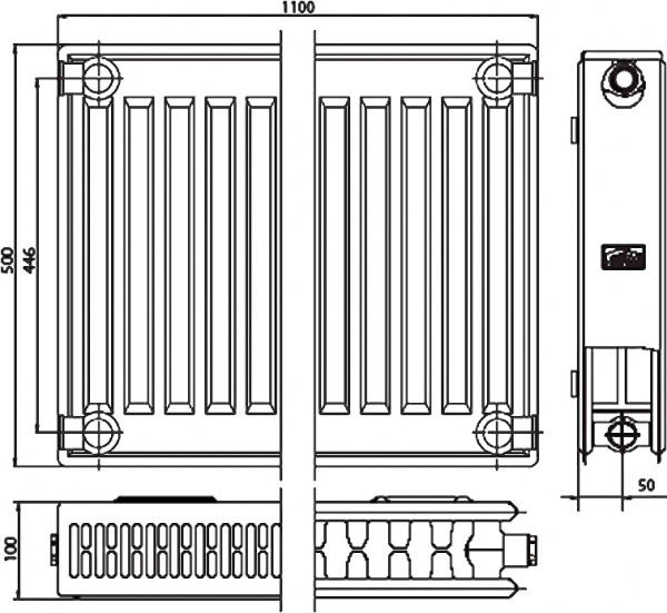 �������� �������� Kermi FKO 220501101N2Y ��� 22