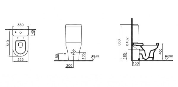 ������-������� VitrA Zentrum 9012B003-7203