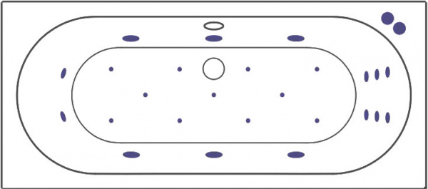 ��������� ����� Excellent Oceana WAEX.OCE16.ULTRA 160x75