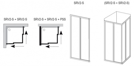 ������� ������ Ravak Supernova SRV2-90 S Pearl