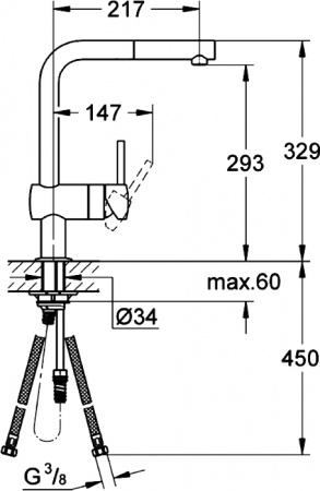 ��������� Grohe Minta 32168DC0 ��� �������� �����