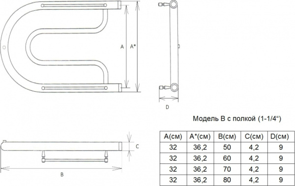����������������� ������� ���� B 32/60 1" - 1/2" � ������