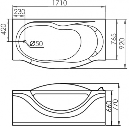��������� ����� Gemy G9072 C L 170x90
