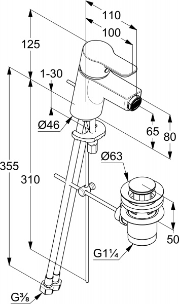 ��������� Kludi Pure&Easy 375339165 ��� ����