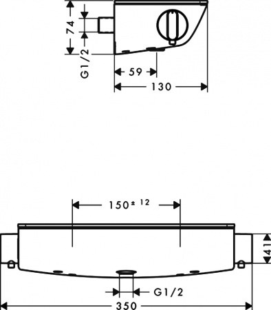  Hansgrohe Ecostat Select 13161400   +  