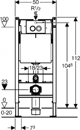 �������� Geberit Kolo New Eco 458.122.NE.1 ������ + ����������� + ������-�������