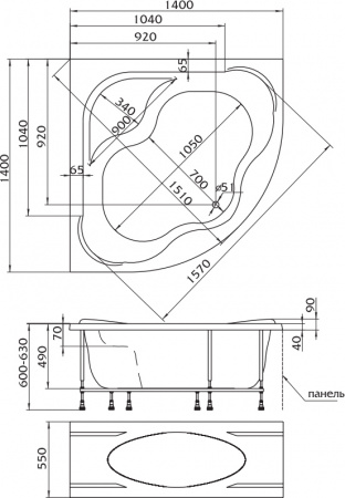 ��������� ����� Marka One Afrodita 140x140