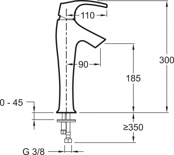 ��������� Jacob Delafon Symbol E19774-CP ��� ��������