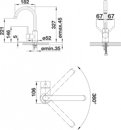 ��������� Blanco Mida Silgranit 524209 ��� �������� �����