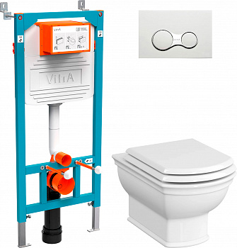 ��������  ������� ����������� VitrA 800-2009 � ������� �����, ����� + ���� ��� ������� ���������� VitrA Valarte 7805B003-0075 + ������-������� VitrA Valarte 124-003-009 � �����������