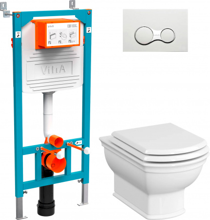 ��������  ������� ����������� VitrA 800-2009 � ������� �����, ����� + ���� ��� ������� ���������� VitrA Valarte 7805B003-0075 + ������-������� VitrA Valarte 124-003-009 � �����������