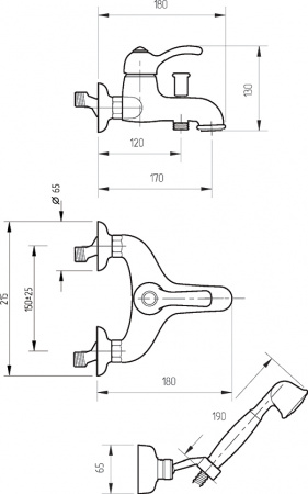 ��������� Veragio Larutta VR.LRT-3601.CR ��� ����� � �����