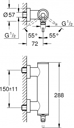 ��������� Grohe Atrio New 32650DC3 ��� ����