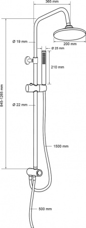 ������� ������ Aquanet Practic AF100-70-R-C