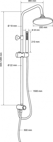 ������� ������ Aquanet Practic AF100-70-R-C