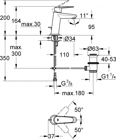 ��������� Grohe Eurodisc Cosmopolitan 23049002 ��� ��������
