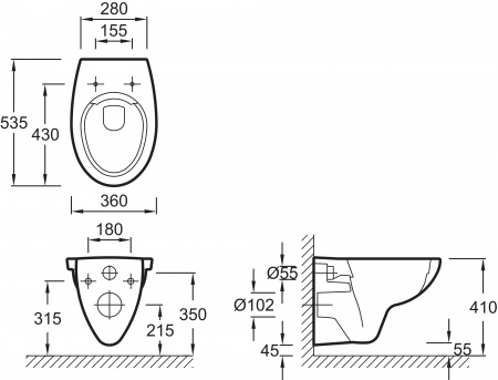 �������� Jacob Delafon Patio E21740RU-00 ������ ����