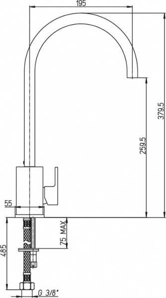 ��������� Paini Dax-R 84CR572RSKM ��� �������� �����