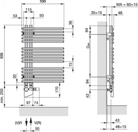 ����������������� ������� Zehnder Yucca Star YASC-070-050 ����