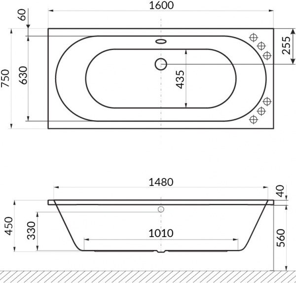 ��������� ����� Excellent Oceana WAEX.OCE16.RELAX 160x75