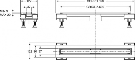   Bonomini Canalissima 6825WX50SWZ 50 