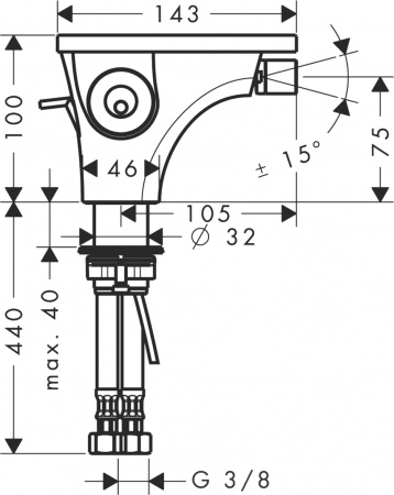 ��������� Axor Massaud 18210000 ��� ����