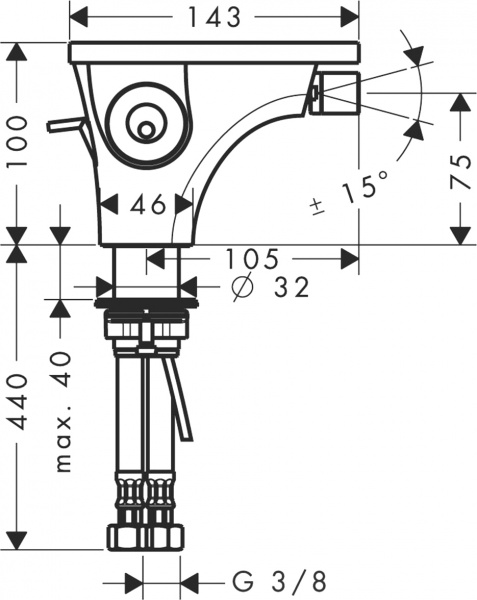 ��������� Axor Massaud 18210000 ��� ����