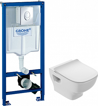 ��������  ������� ����������� ��� �������� Grohe Rapid SL 38721001 3 � 1 � ������� ����� + ���� ��� ������� ���������� Jacob Delafon Struktura EDF102-