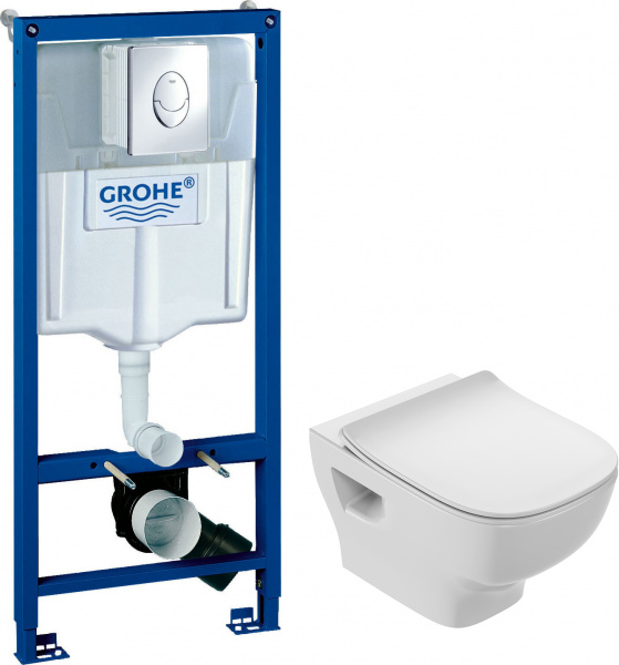 ��������  ������� ����������� ��� �������� Grohe Rapid SL 38721001 3 � 1 � ������� ����� + ���� ��� ������� ���������� Jacob Delafon Struktura EDF102-
