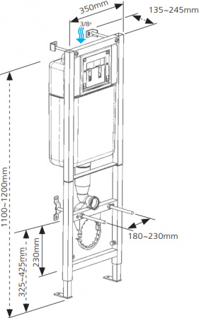 �������� Cersanit Delfi Leon Black ������ �����