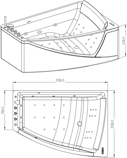 ��������� ����� Orans BT-65109 R 170x120