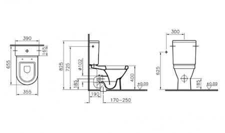 ������-������� VitrA S50 9736B003-7201