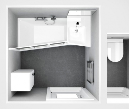 ��������� ����� Ravak BeHappy II 160�75 R � �������