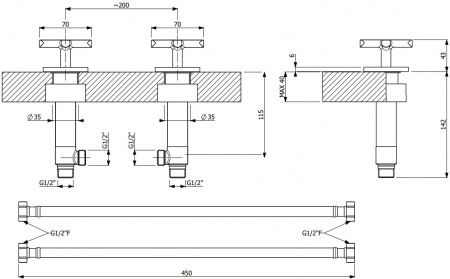 ��������� Villeroy & Boch Dawn TVT10651015361 �� ���� �����
