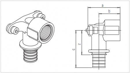 �������� ��������� Rehau Rautitan �������� �� 25-Rp3/4