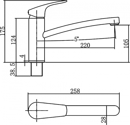 ��������� Aquanet Static AF330-40C ��� �������� �����