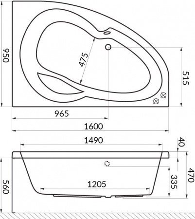 ��������� ����� Excellent Newa 160x95 ������