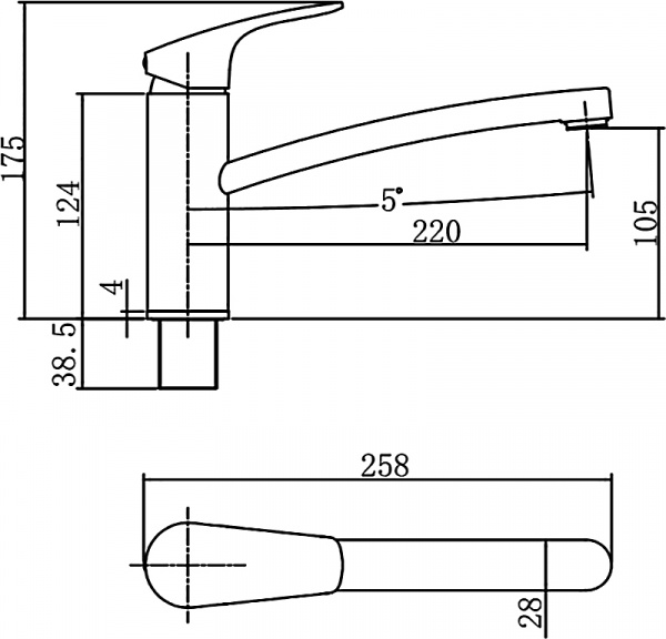 ��������� Aquanet Static AF330-40C ��� �������� �����